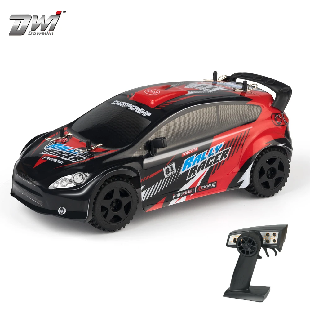 DWI DOWELLIN  2.4G 1:24 High-speed Remote Control Car 2WD Full Proportion Rally RacingToys Car Remote Control For Children gifts