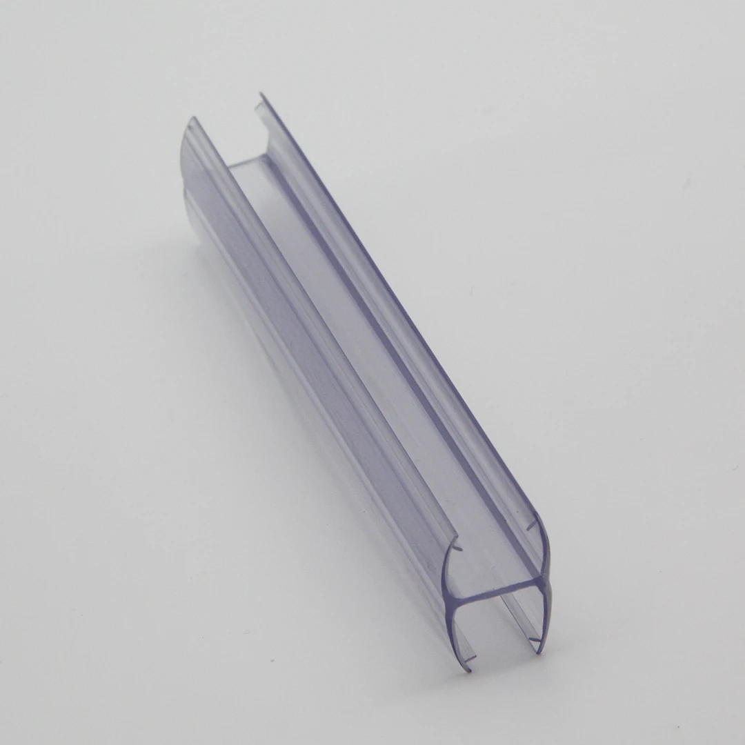 H style 180 degree glass to glass inline shower door seal