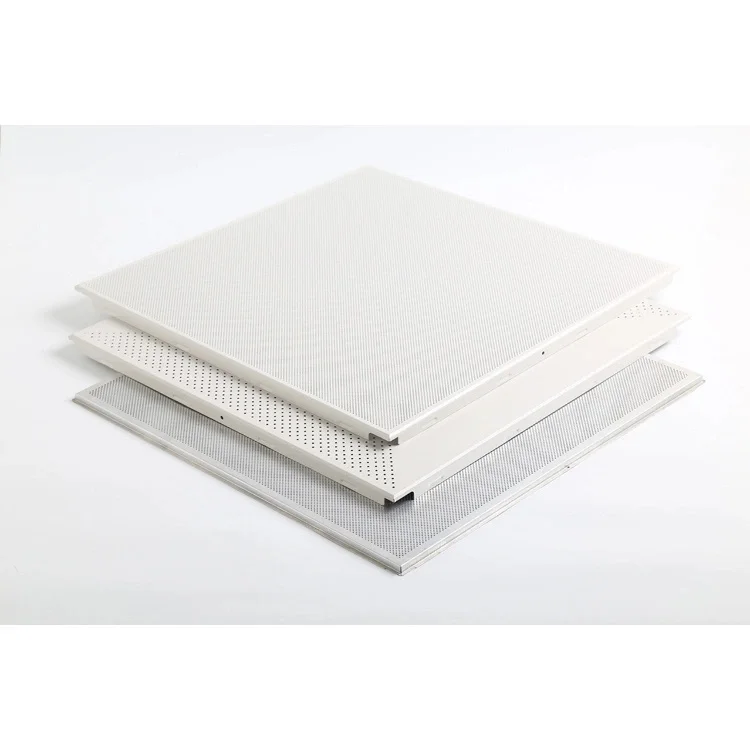 Sound-Absorbing Perforated Metal Ceiling Tiles 600X600 600*1200 mm Decorative Sheet Panels for Cove