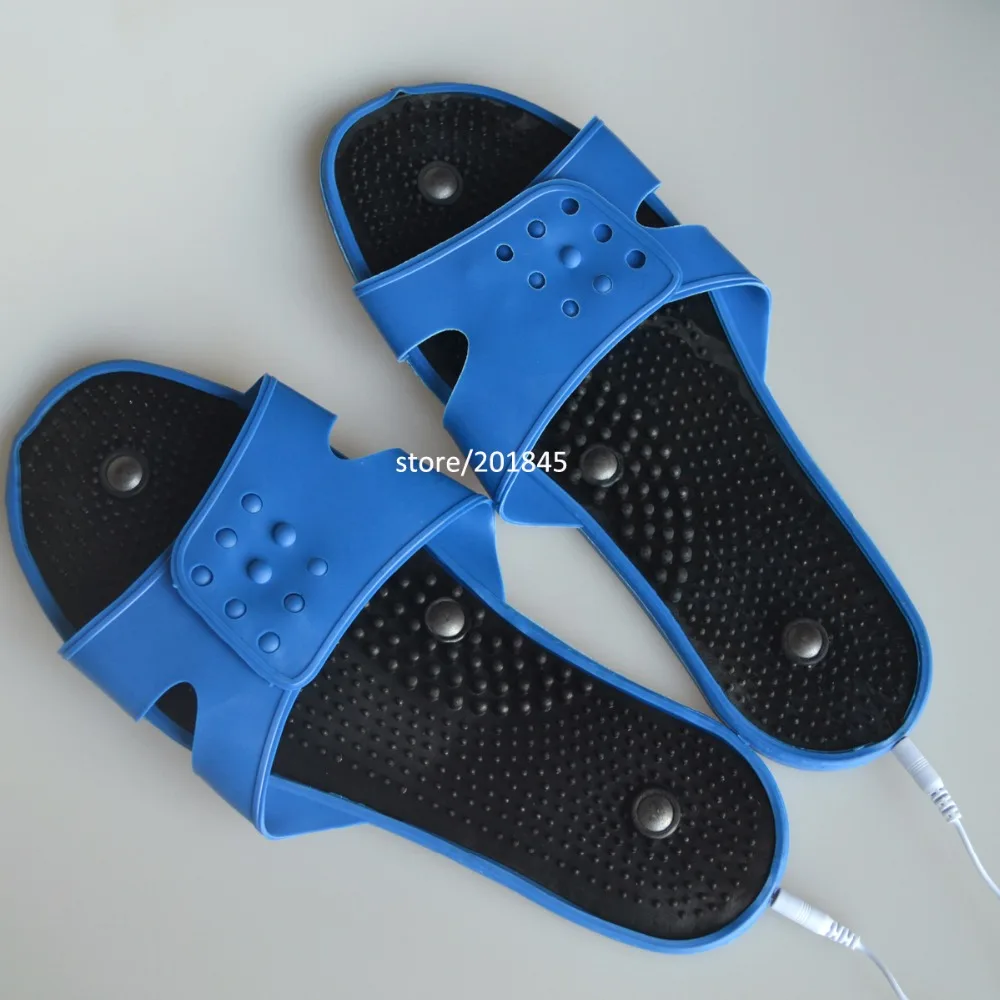 Blue Foot Electrotherapy Slipper Massager feet Acupuncture Stimulate Muscle