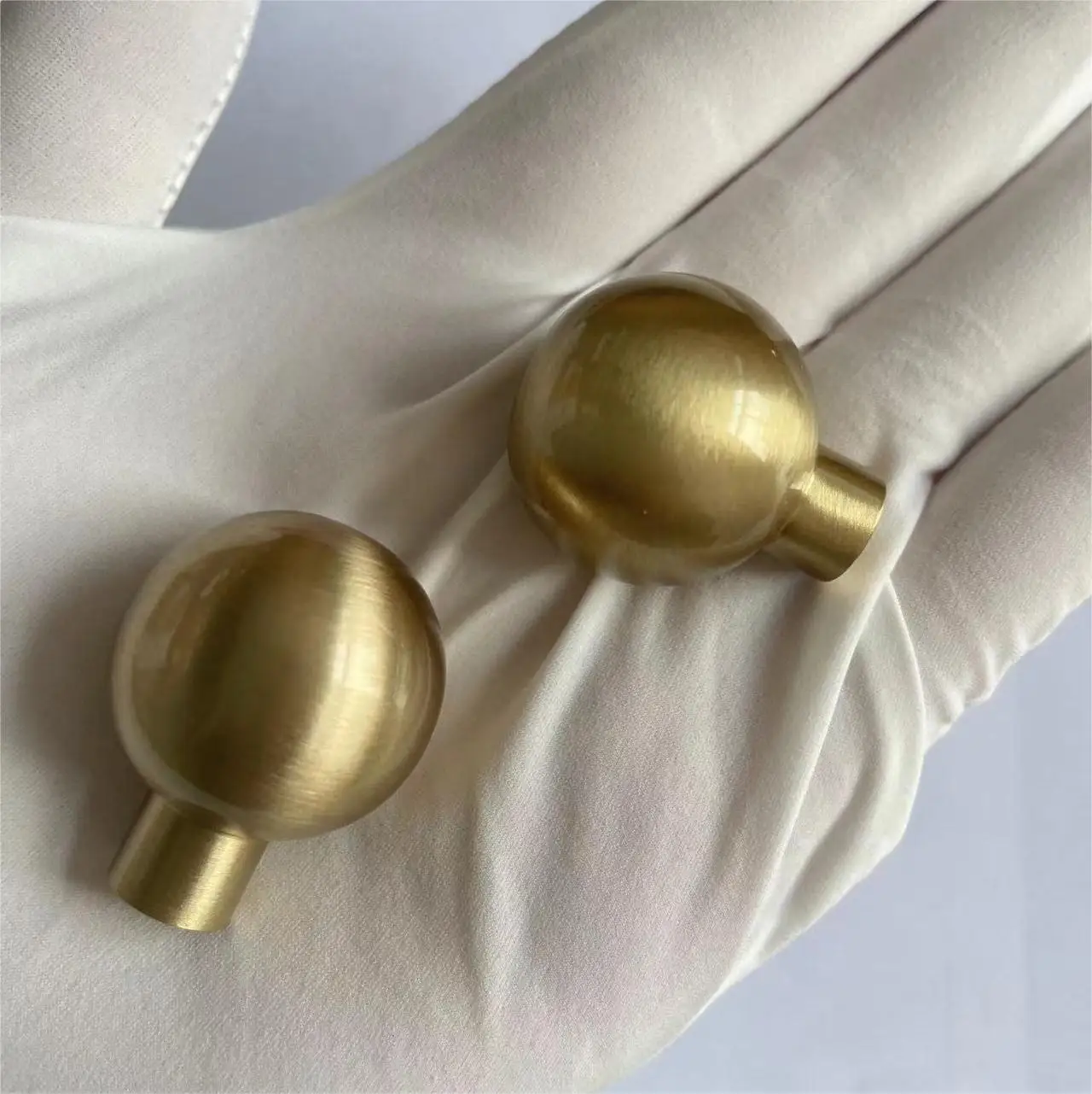 Brushed Brass Cabinet Knobs Solid Pure Copper Kitchen Dresser Hardware Wardrobe Furniture Handle Cabinet Knobs