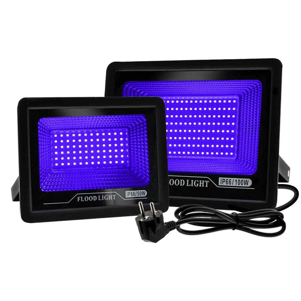 50W 100W  395nm Fluorescence Detection Lamp Shadowless Adhesive UV Curing Lamp   Ultraviolet Curing Light