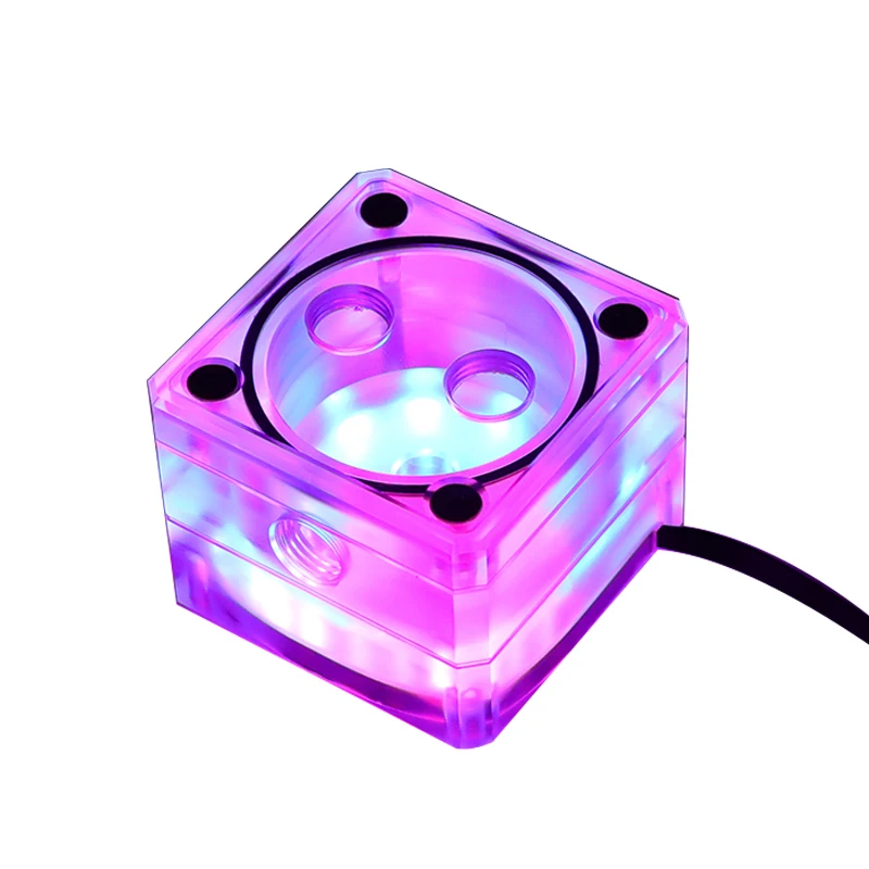Barrow Mini ITX Water Pump Expansion Part ,Pump Box MOD used For ITX Case,Acrylic Reservoir 5V 3PIN AURA SPB17-M