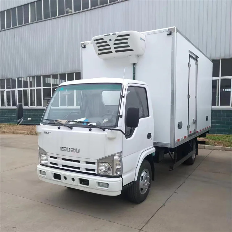 Good value ISUZU 4M refrigerator trucks freezer vehicle refrigerated van chill car cold box truck  furgoneta frigorific