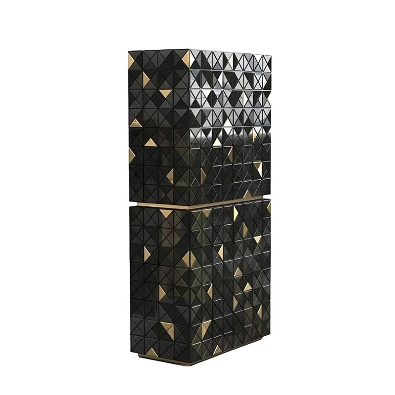 BO CA DO LOBO High-end Custom Winsome Ancona Wine Storage Modern Villa Restaurant Solid Wooden Dining Sideboard Storage Cabinet