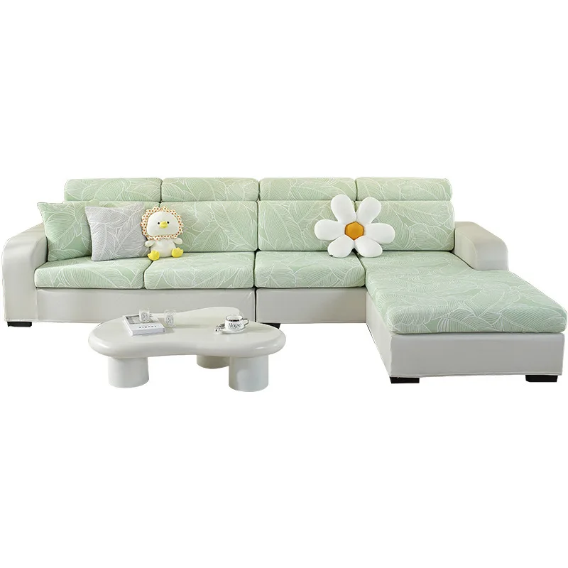 Sofa cover ice silk summer sofa cover hat universal all inclusive elastic anti slip