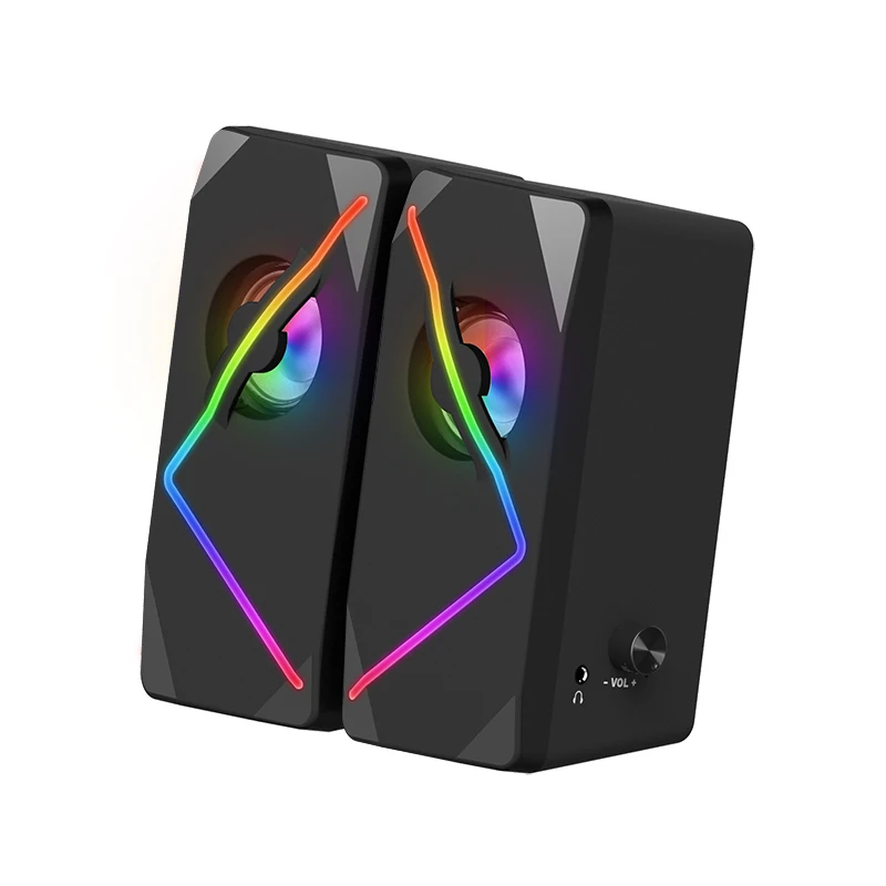 Высококачественный OEM-производитель ПК игровой RGB USB 2,0 ноутбук компьютер динамик с сенсорным управлением