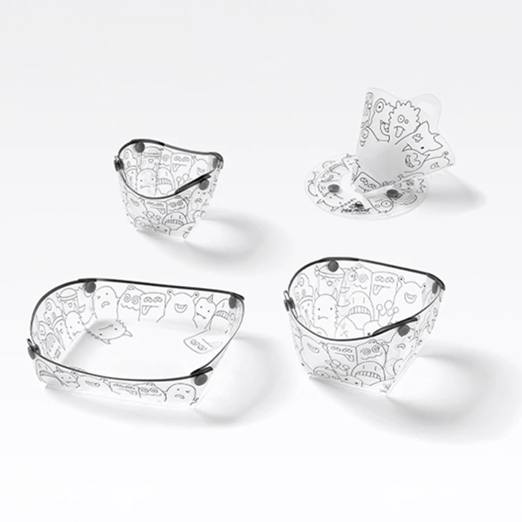 Reusable Travel Camping Folding Portable Plastic Foldable Bowl Water Cup Dinner Plate Funnel Tray Lightweight Tableware Set