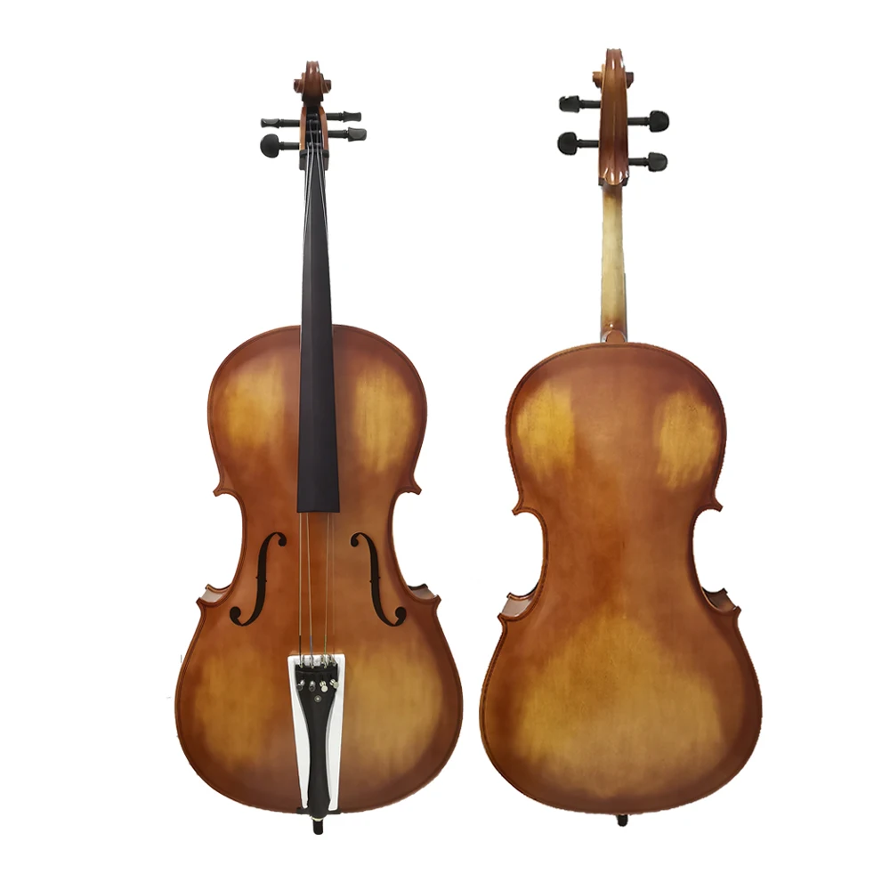Лидер продаж, темно-коричневая матовая черная ламинированная Виолончель ручной работы 1/10 (CPH101E)