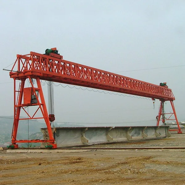 Hydraulic 50 ton A frame truss double girder gantry cranes 20 ton 25 ton 30 ton for sale