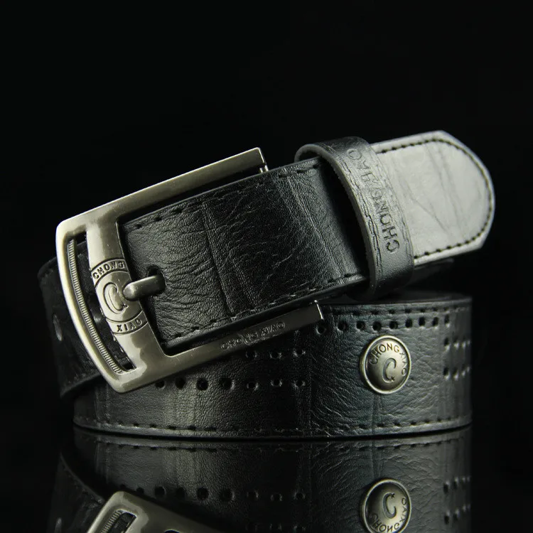 Hot Sale Vintage Pin Buckle Belt Antique Jeans With Rivets High Quality Customized Temperament Belt For Men