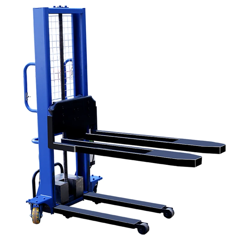 Stacker Reach Manitou Battery Forklift Pedestrian Walkie Electric Stack