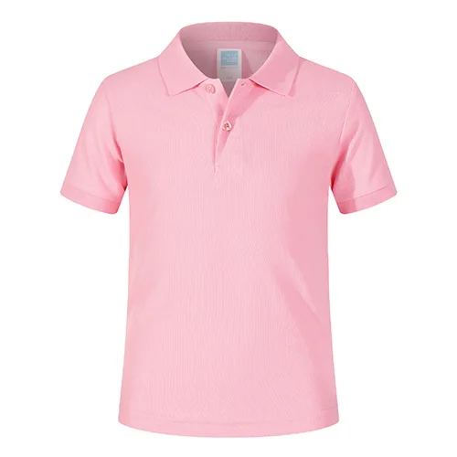 Clothes Short Sleeve Kids Brand Shirt Children kindergarten Boys Girls Plain Blank School Uniform Casual Wear Polo Shirts
