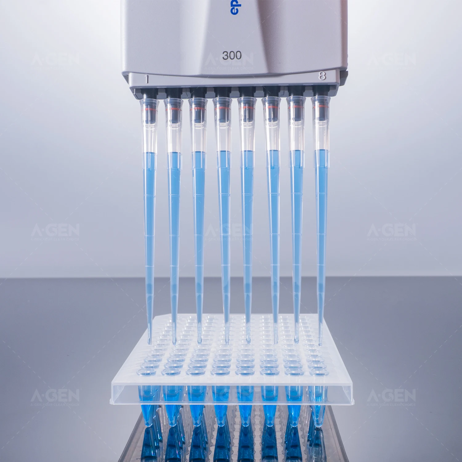 lab consumable SBS 300uL Extra long tip DNA/Rna Free polypropylene universal Pipette Tips (low residual is optional)