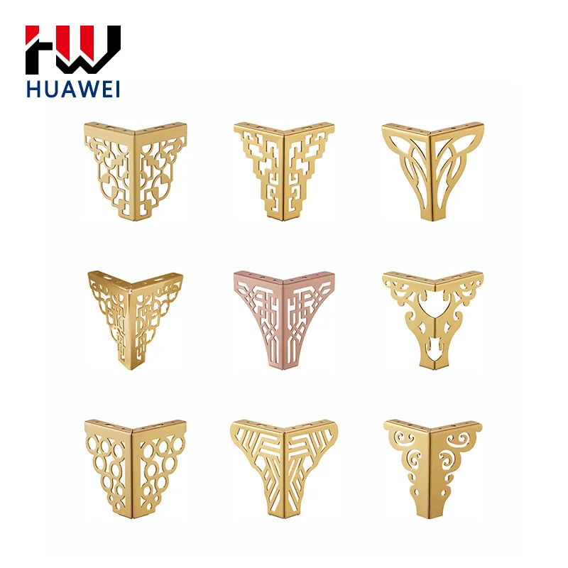 New Product Table Legs Base Feet Silver and Gold Metal Polish Brass Furniture Leg Bed Foot Sofa Accessories