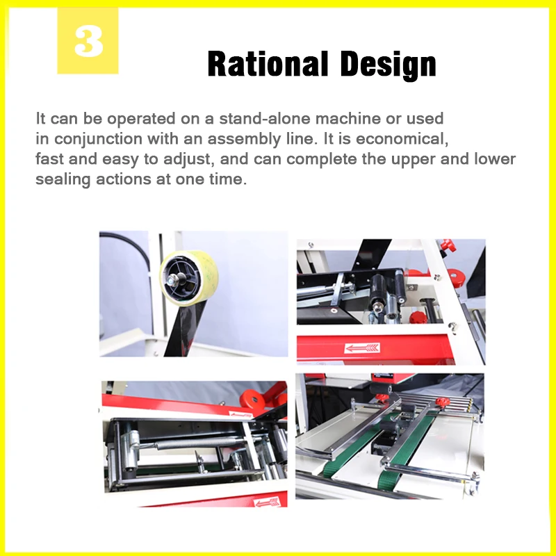 Brother Semi автоматическая переплетная верх и низ картонной уплотнитель коробки лентой запайки FXJ6050