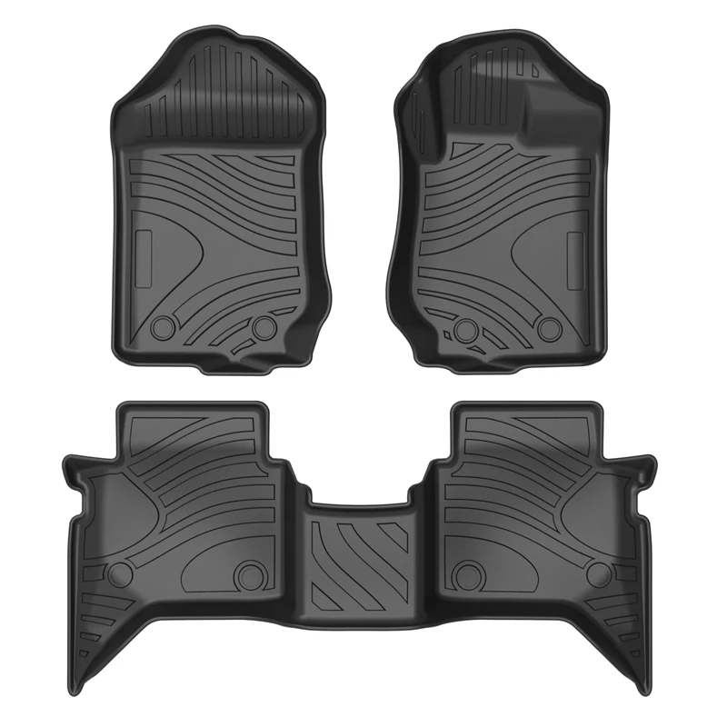 Luxury antislip waterproof TPE 3d custom car interior accessories mats