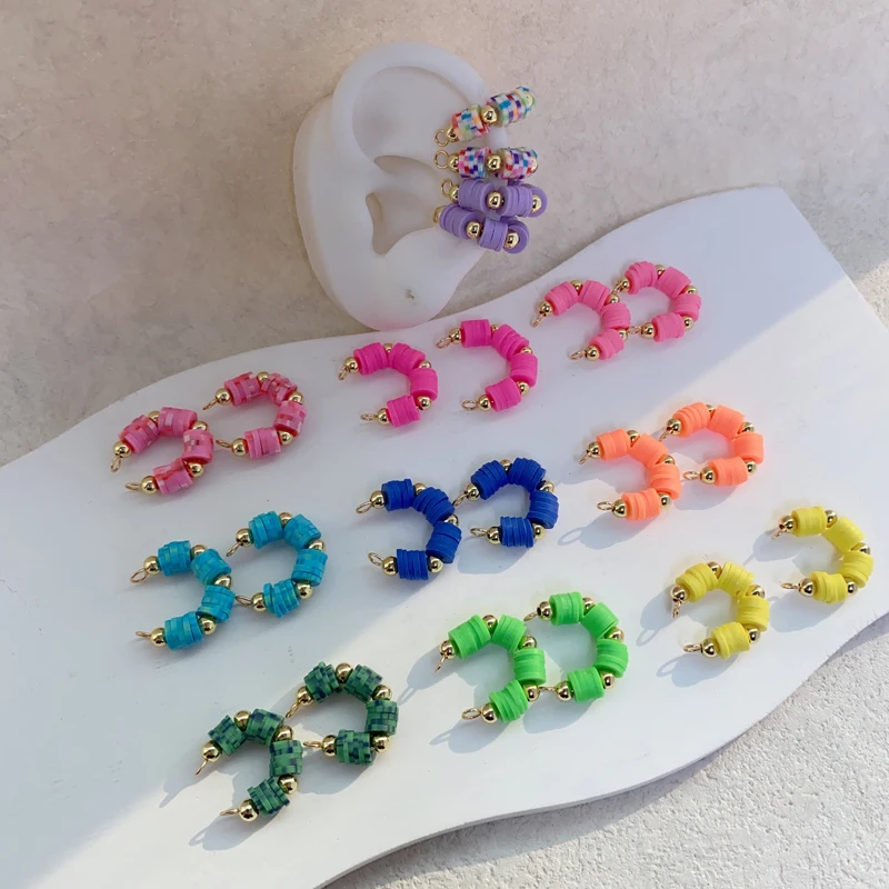 Серьги из полимерной глины