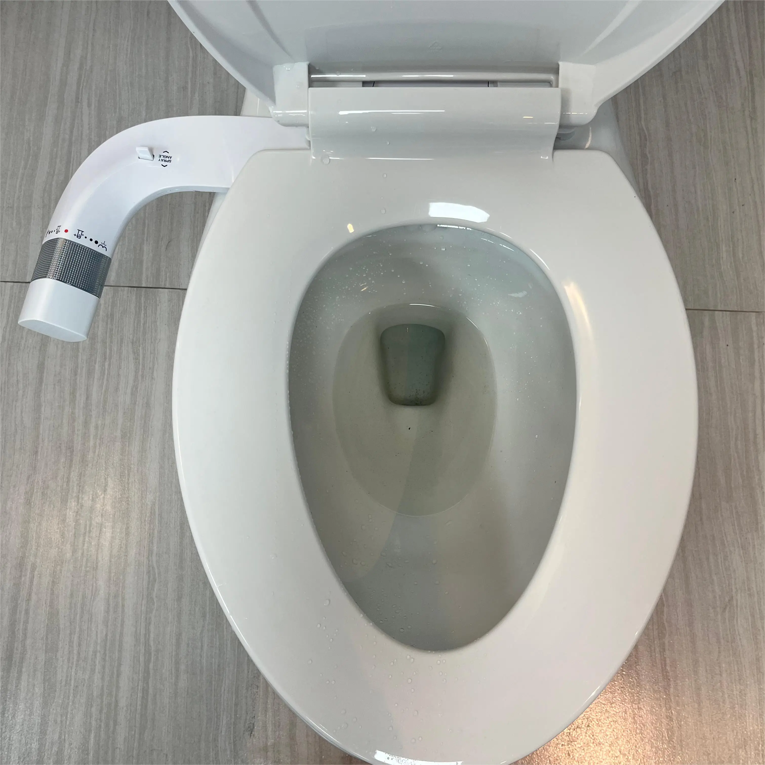 Toilet bidet Easy To Instal Non-electric Dual Nozzle Fresh Cold Water Spray bidet Toilet Seat Attachment For Toilet