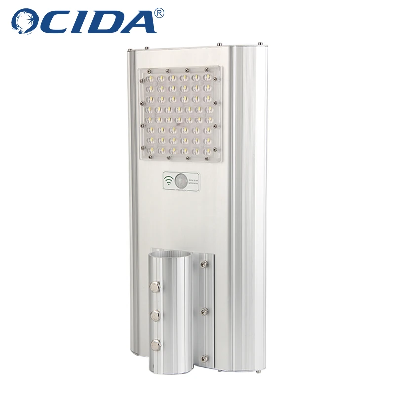 Уличный водонепроницаемый Солнечный датчик движения IP65 50 Вт 100 Вт 150 Вт все в одном Солнечный светодиодный уличный фонарь