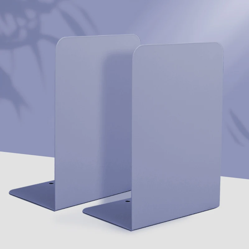 New Design Heavy Duty L Shaped Custom Decorative Strong Iron Bookends Holder Colorful Book Stand Metal Bookend Book Stand