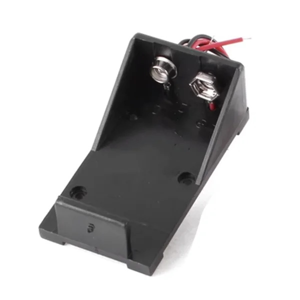 9V Battery Holder with Red&Black Wire Leads