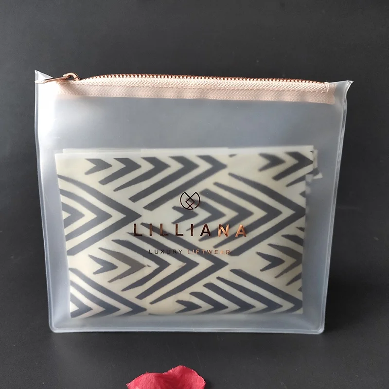 2021 Водонепроницаемая Экологически чистая одежда бикини с логотипом устойчивая Высококачественная роскошная для плавания на заказ упаковка молнией из розового