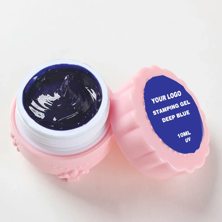 nail art stamping gel hot popular Fluorescence painting gel polish uv led nail gel paint OEM