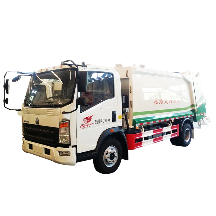 Factory customized light  compression rubbish garbage trucks