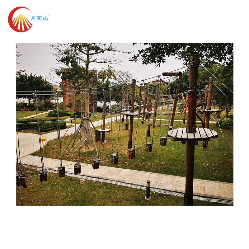 Outdoor Playground Children Games Play Rope Course Equipment Amusement Park
