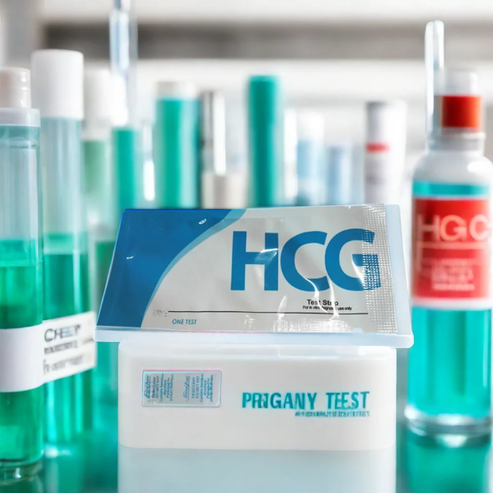 Home Use HCG Pregnancy Test Kit Strip Rapid Disposable Test Manual Source Made of Plastic