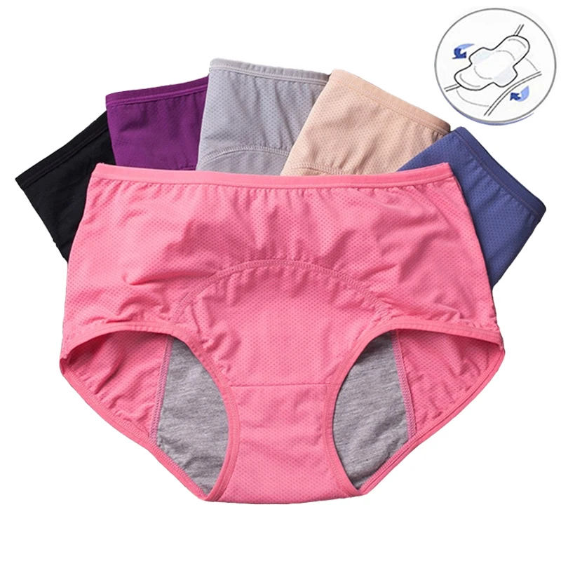 Multiple sizes Mesh Seamless Before And After Menstruation Physiological Pants Plus Size Menstrual panties secret