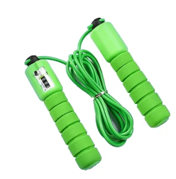 Professional Sponge Jump Rope with Electronic Counter CE Adjustable Wire Fast Speed Counting Skipping Rope