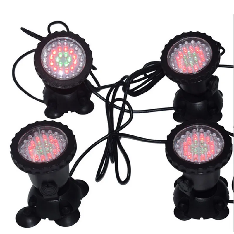 IP68 Waterproof 12v LED Underwater Dimmable Submersible Light Garden Pool Yard Lawn Fountain Waterfall Landscape Pond Lights