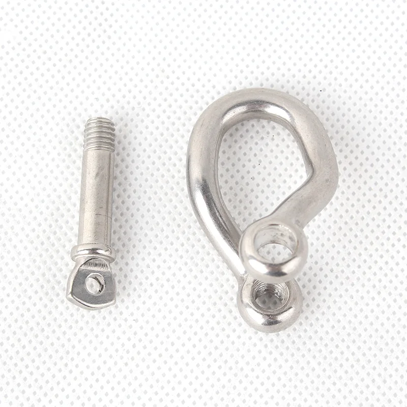 Factory Directly Special Shaped Rigging Hardware European Commercial Twisted Shackle