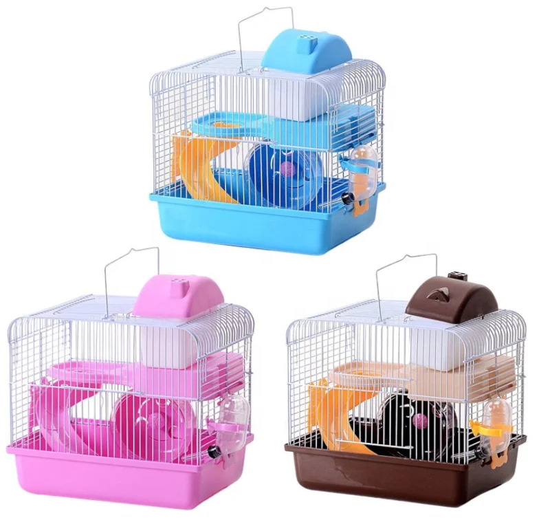 Manufacturer wholesale custom acrylic luxury foldable carrier portable castle hamster cage