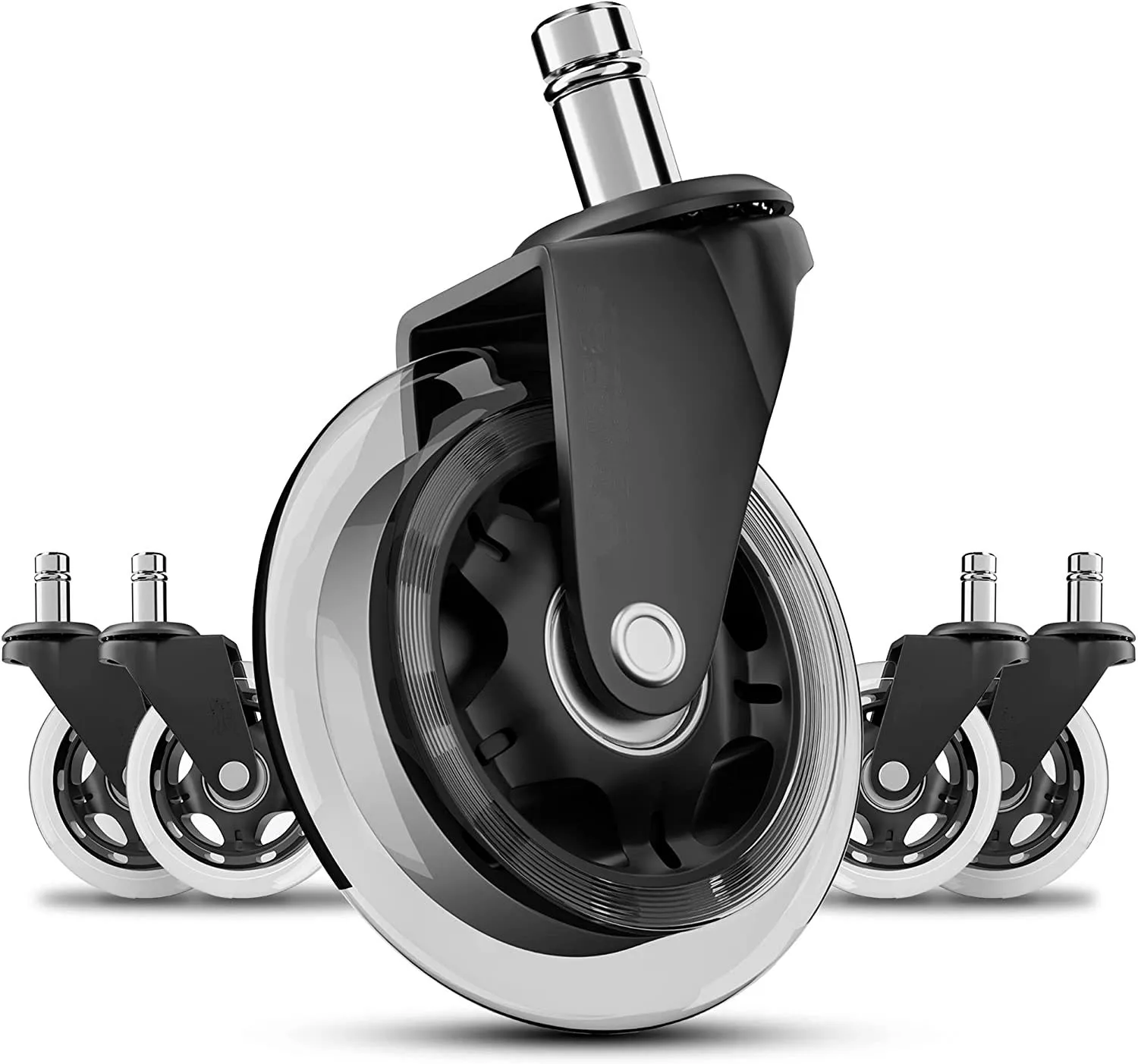 roue de chaise Replacement caster wheels wholesale 3 inch 4inch rollerblade office chair Castors Wheels