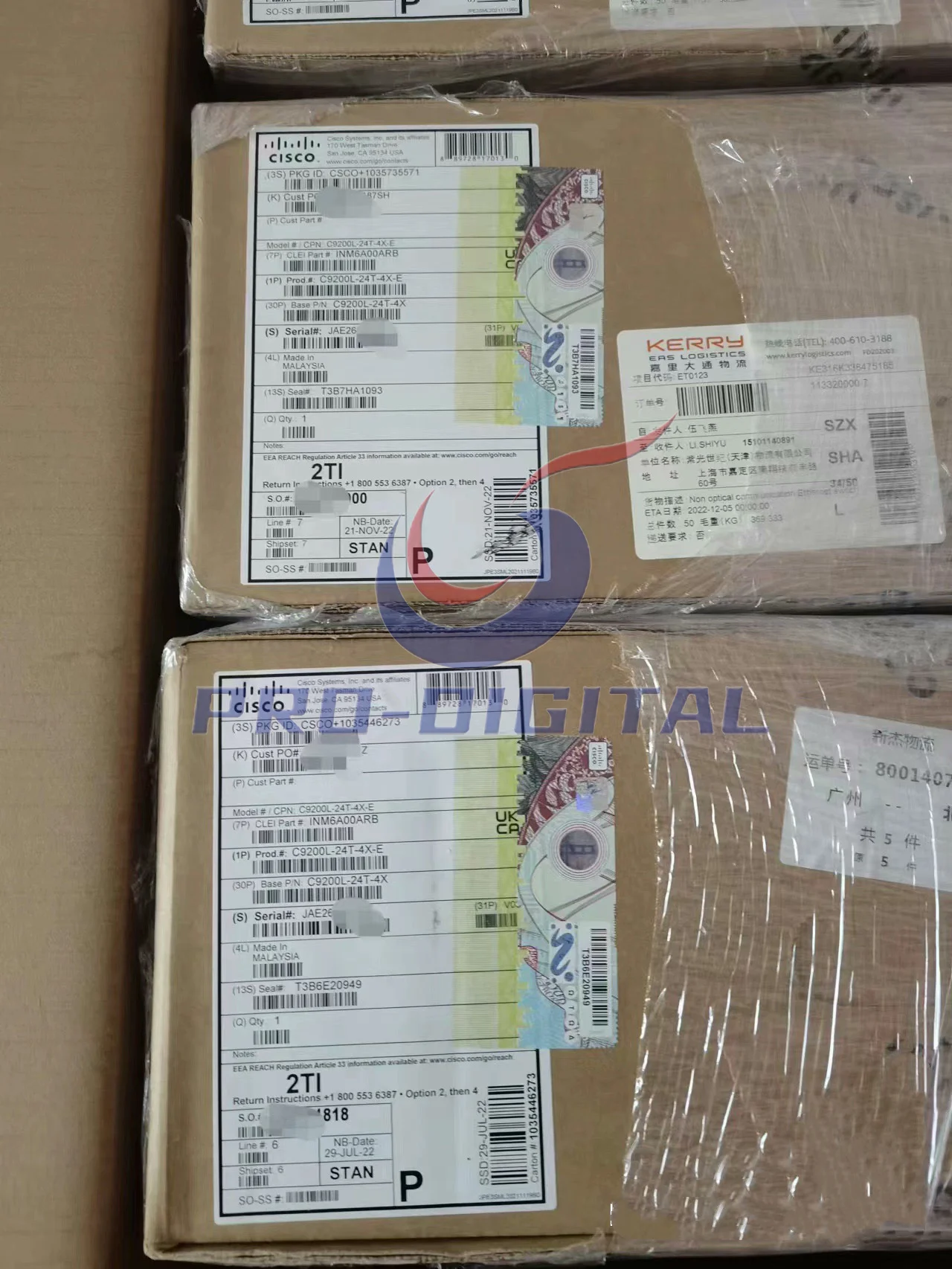 New and Original C9200L-24T-4X-E Cisco C9200 Series 24-port Data 4 * 10G Network Switch in stock