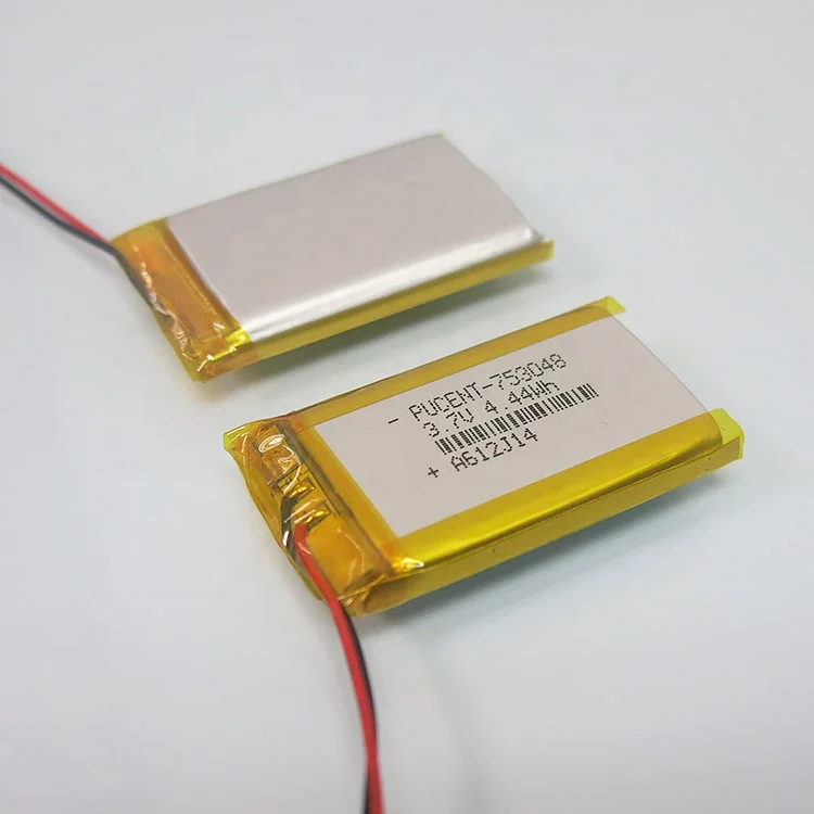 Custom Wholesale various battery 753048 3.7v 1200mah 2000mah 3000mah 683075 rechargeable lithium polymer Li-ion Lipo Battery
