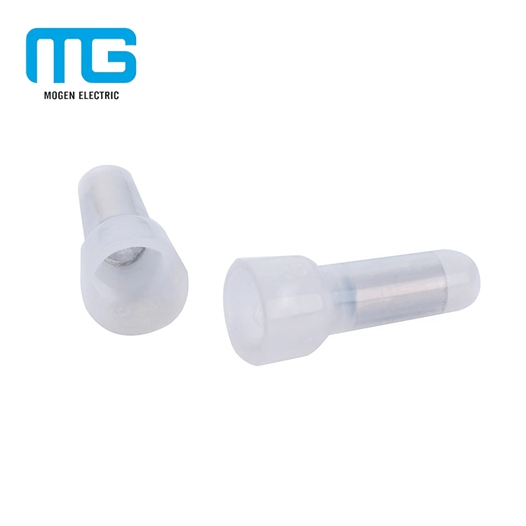 Оптовая Продажа нейлон изоляции Белый Быстрая закрытый конец электрические соединители проводов