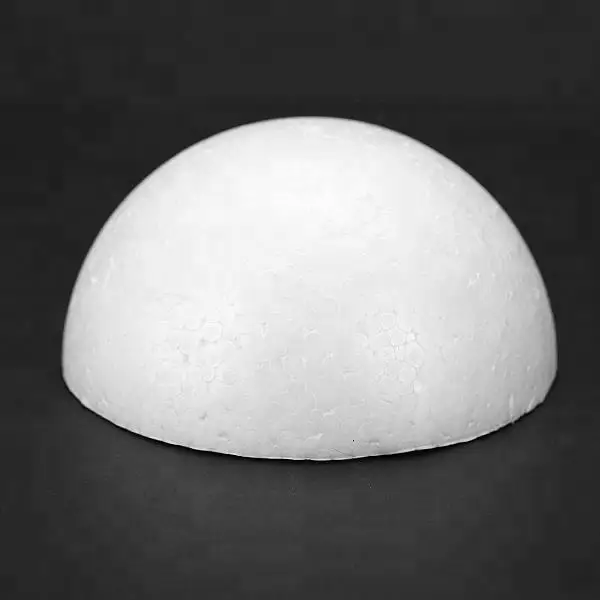 All size Solid half ball christmas crafts styrofoam Polystyrene balls for decoration