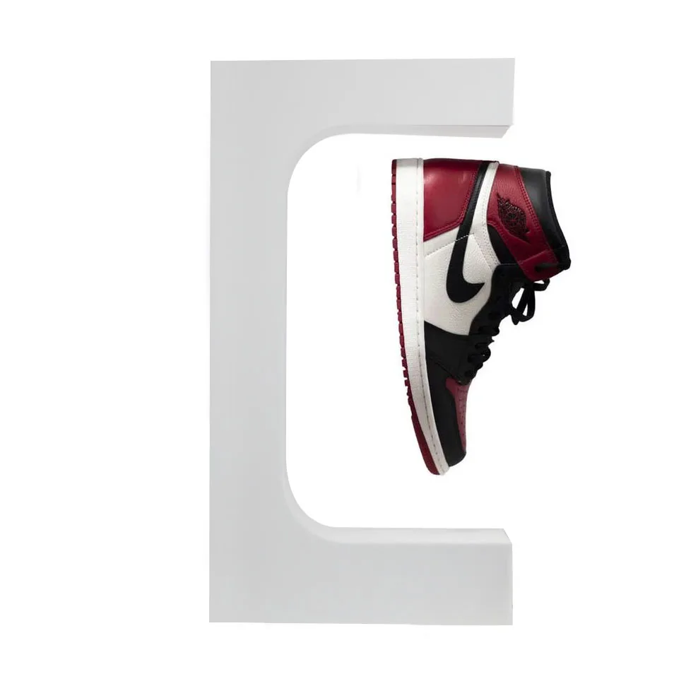 New Style Acrylic Holder Machine Shelves Levitator Price Magnetic Levitation Floating Levitating Shoe Stand for Amazon Sale