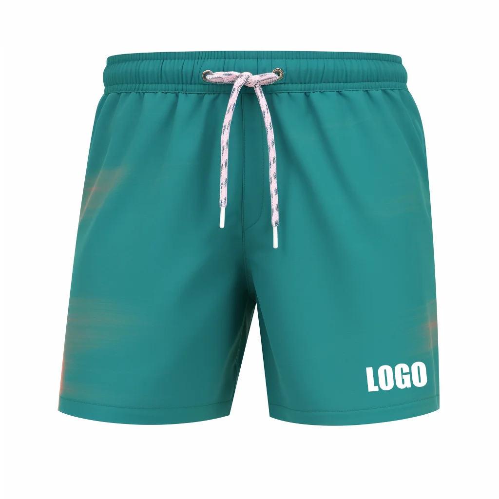 recycled blank men board shorts printed custom logo swim trunks wholesale beach swimming shorts mens 5 inch inseam shorts