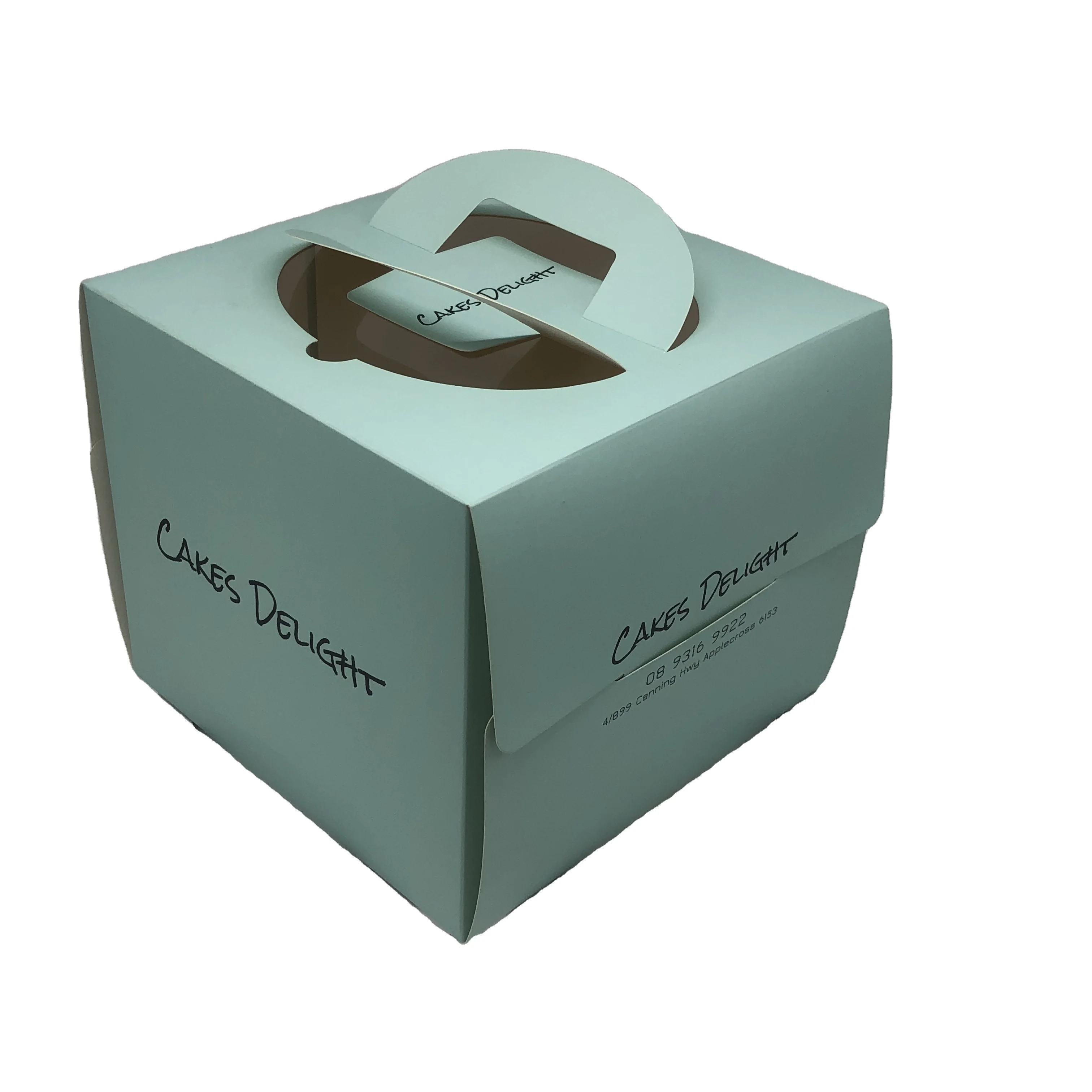 Wholesale design printed colorful cupcake box for gift package cake boxes