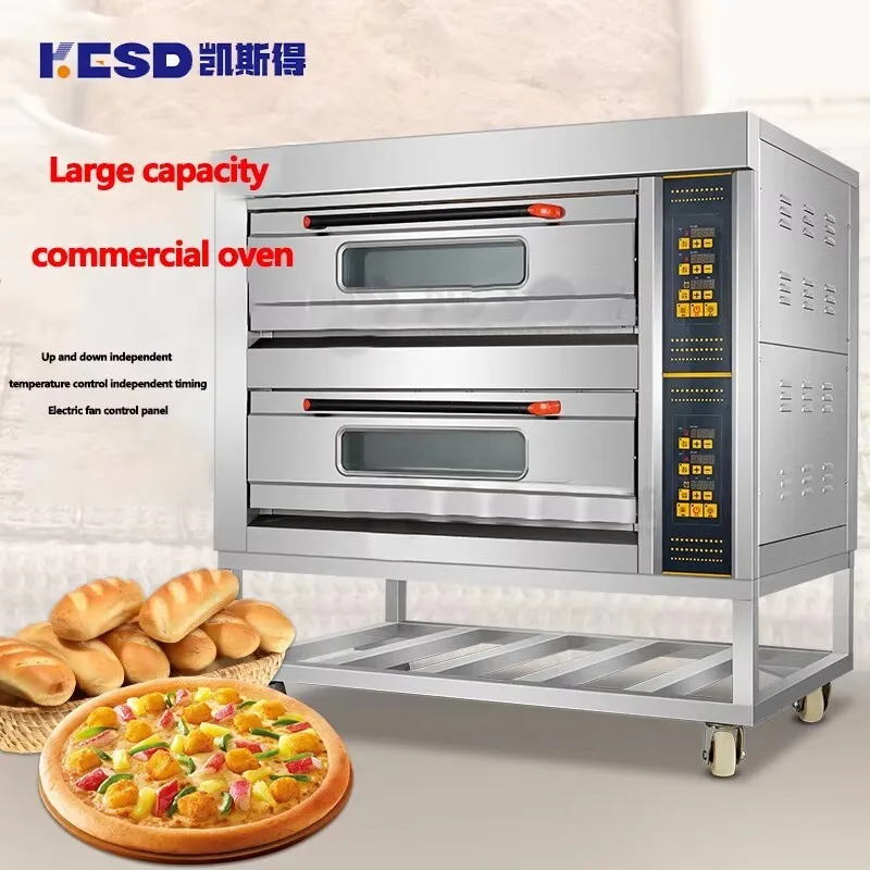Commercial 18 inch Pizza Fast Baking Making Machine 304 Stainless Steel Hot Air Electric Tunnel Conveyor Belt Pizza Oven