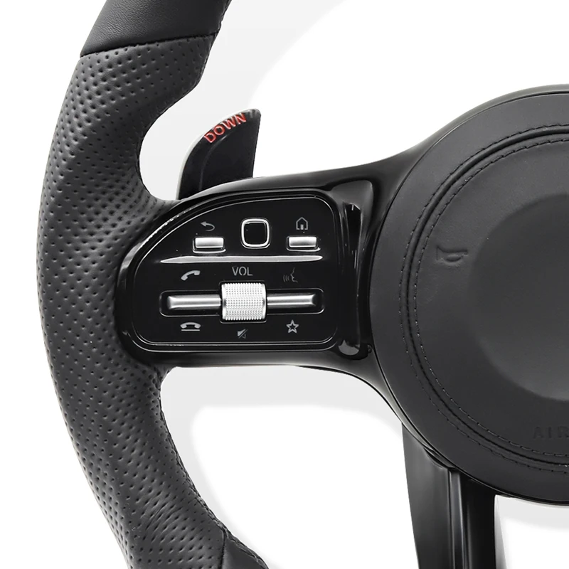 Car steering wheel for Mercedes Benz AMG W212 W204 W205 W222 W166 W167 W177 W253 A/B/C/E/S/G/V class cls glc gle gls gla cla glk