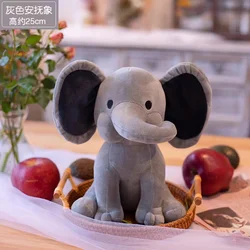 Color plush and stuffed elephant toys with big ears Wholesale custom cheap cute soft elephant plush toy