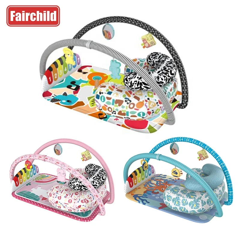 2024 New Baby 7 in 1 Seat Harmonium Baby Crawling Mat Piano Baby Gym Play Mat Kids Piano Fitness Activity Mat