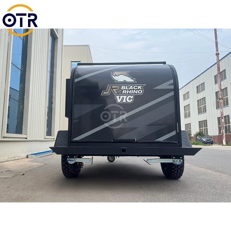 Factory Direct Supply   Towing Aluminum Overland 4 People Travel Trailers  4X4