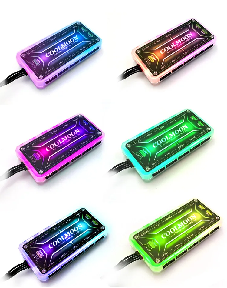 Вентилятор RGB с функцией дистанционного управления, контроллер ARGB 120 мм, вентилятор ЦП для корпуса компьютера